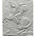 Indoor Decoration Marble Carving Napoleon Relief Art Sculpture